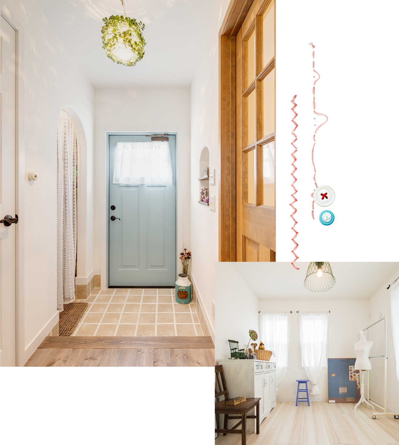 玄関スペースの写真