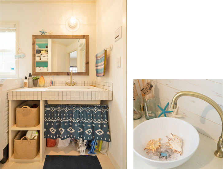 洗面スペースの写真