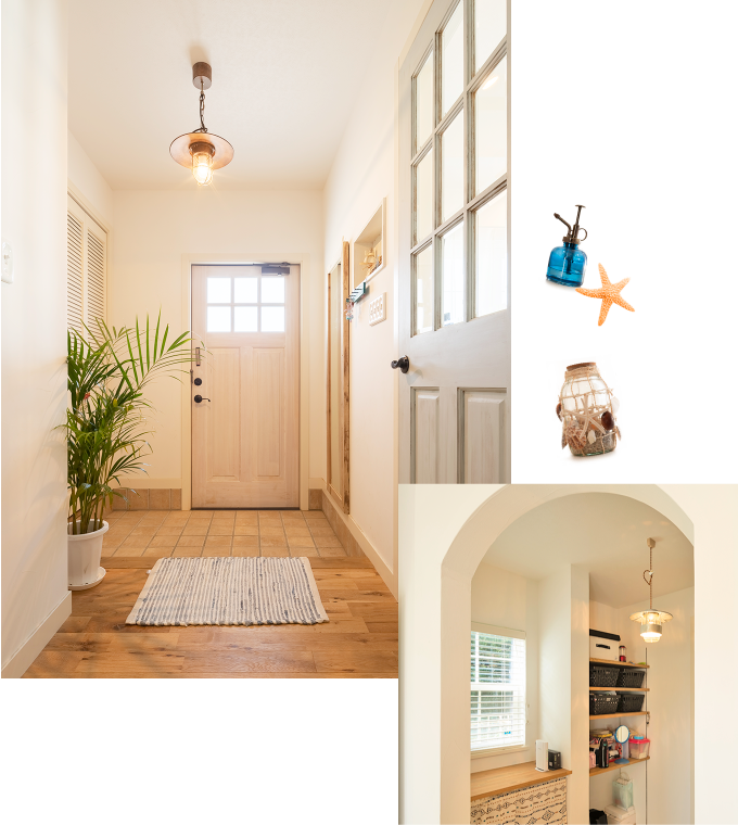 玄関スペースの写真